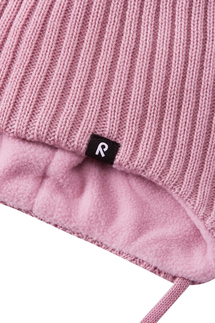 Chłopiec Reima Czapka beanie dziecięca z wełny merino Myssytys 5300324A.9BY2 różowy