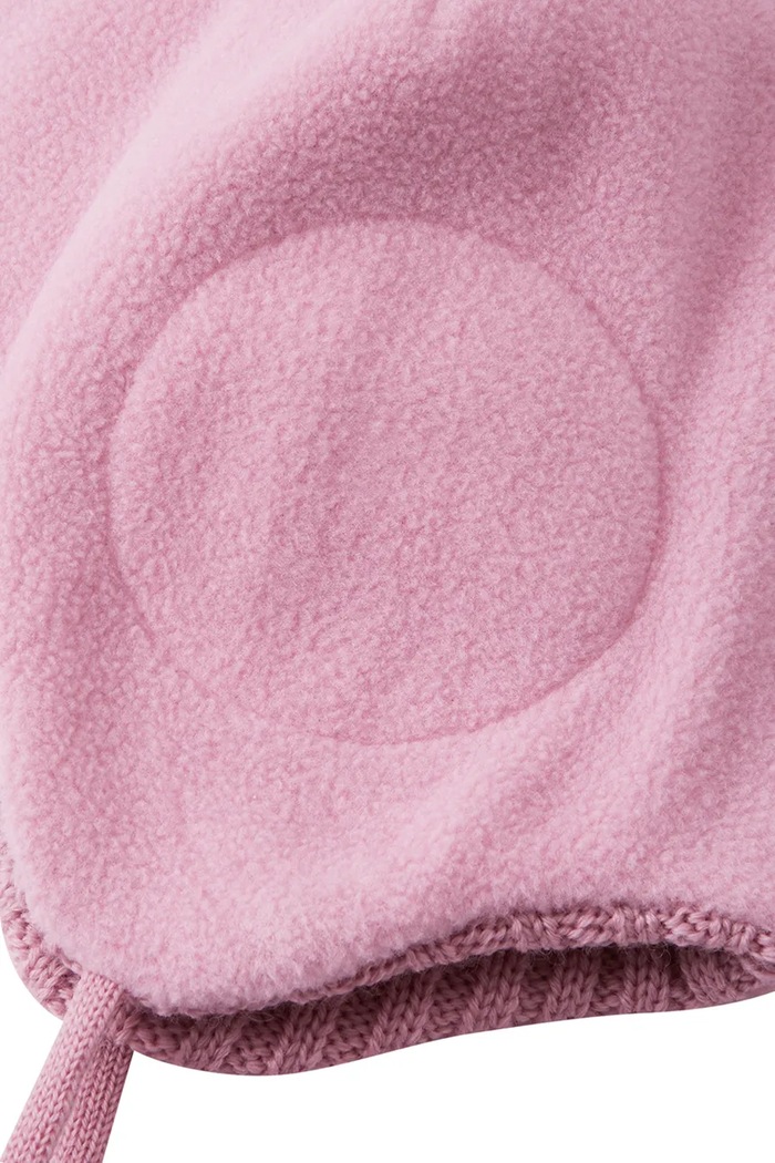 Czapka beanie dziecięca z wełny merino Myssytys Reima 5300324A.9BY2 różowy