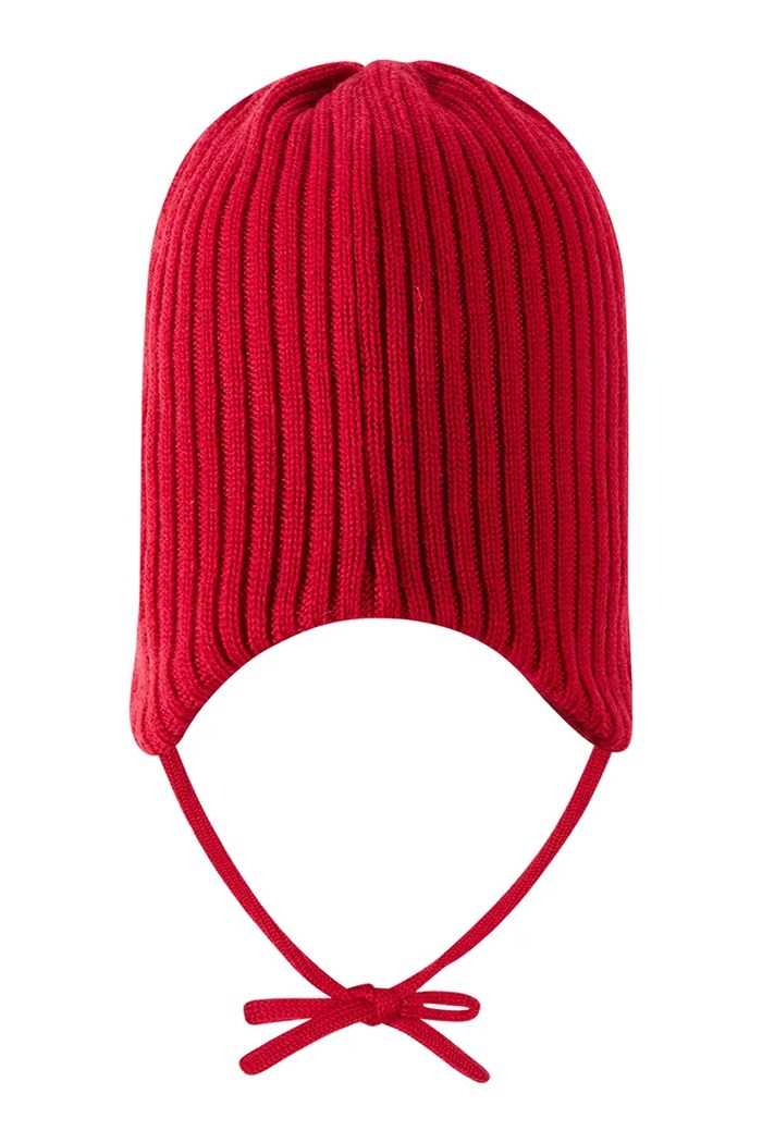 Reima Czapka beanie dziecięca z wełny merino Myssytys 5300324A.9BY2 czerwony AW26