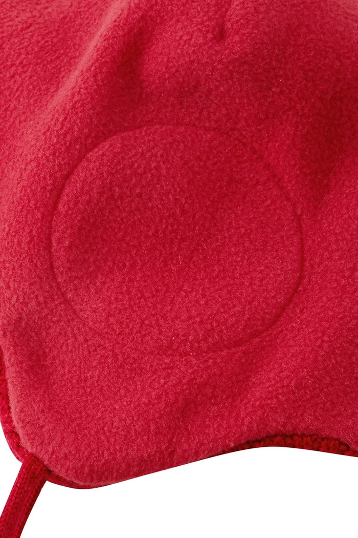 Czapka beanie dziecięca z wełny merino Myssytys Reima 5300324A.9BY2 czerwony