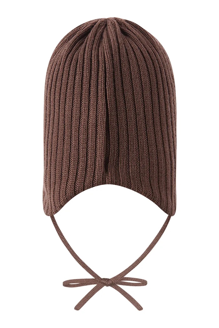 Reima Czapka beanie dziecięca z wełny merino Myssytys 5300324A.9BY2 brązowy AW26