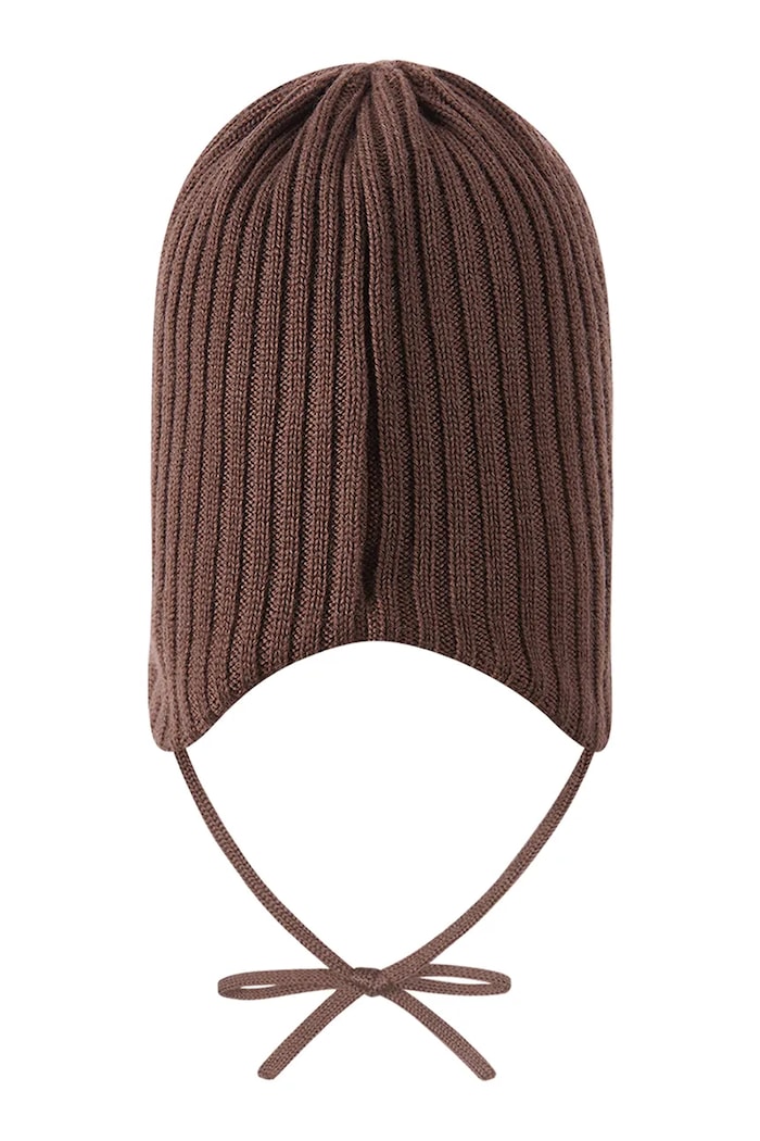 Reima Czapka beanie dziecięca z wełny merino Myssytys 5300324A.9BY2 brązowy AW26
