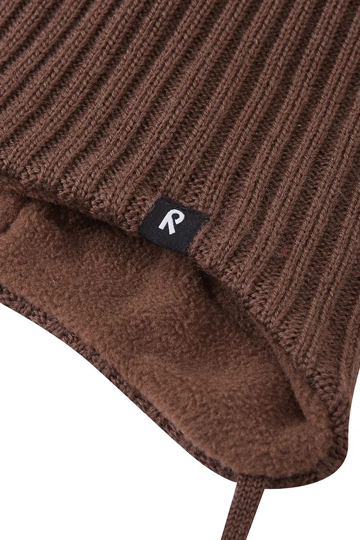 Chłopiec Reima Czapka beanie dziecięca z wełny merino Myssytys 5300324A.9BY2 brązowy