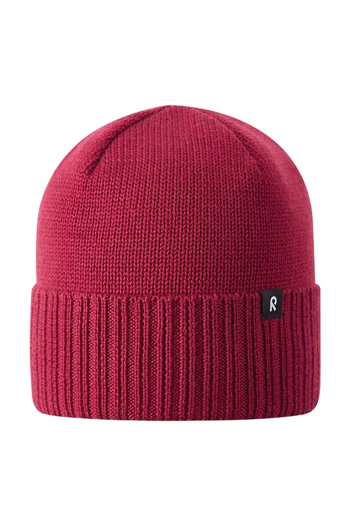 Reima Czapka beanie dziecięca z wełną merino Kalotti 5300232B.9BY2 czerwony AW26