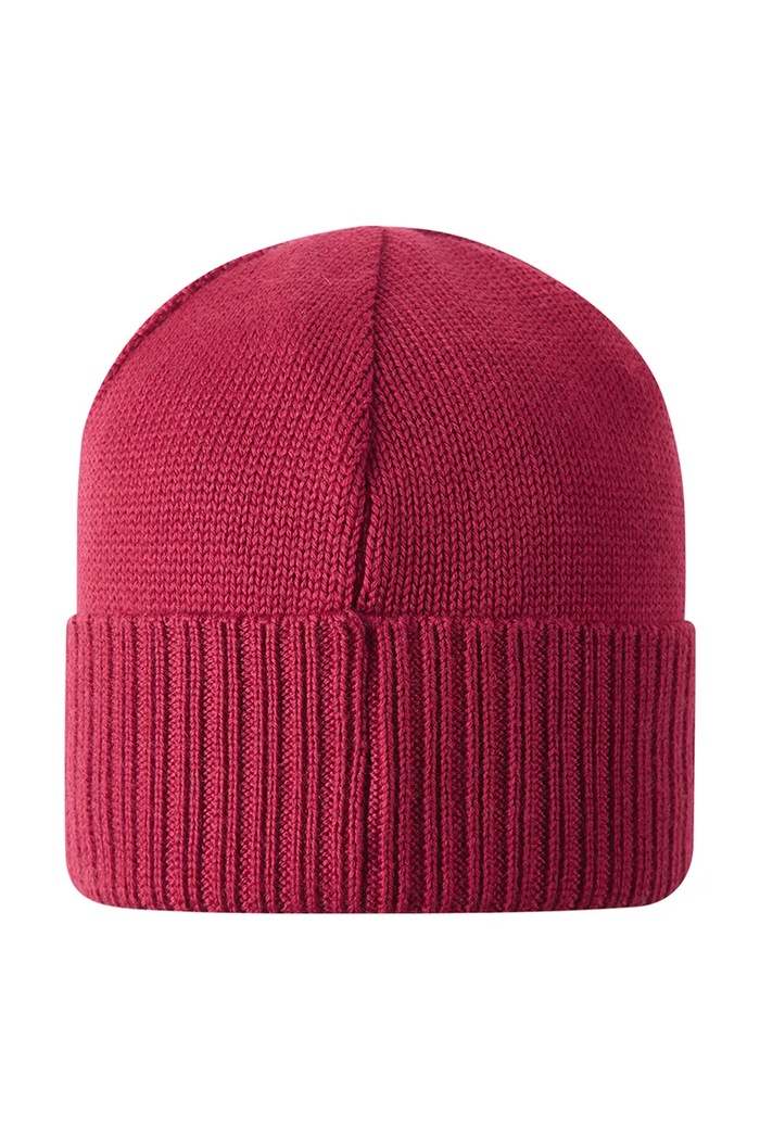 Chłopiec Reima Czapka beanie dziecięca z wełną merino Kalotti 5300232B.9BY2 czerwony