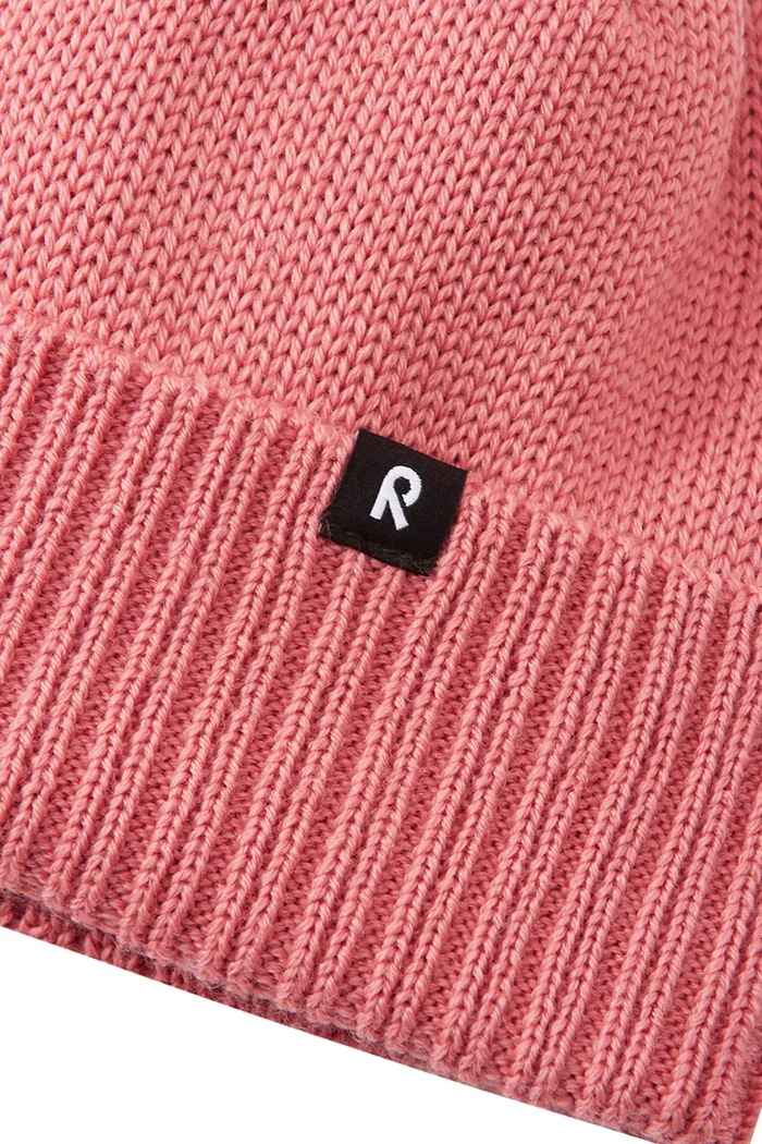 Chłopiec Reima Czapka beanie dziecięca z wełną merino Kalotti 5300232B.9BY2 różowy