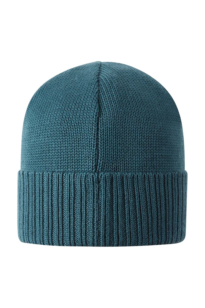 Reima Czapka beanie dziecięca z wełną merino Kalotti 5300232B.9BY2 turkusowy AW26