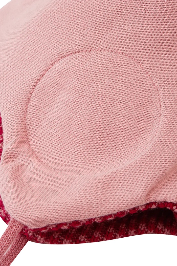 Czapka z pomponem dziecięca z wełny merino Kuuru Reima 5300215B.9BY2 różowy