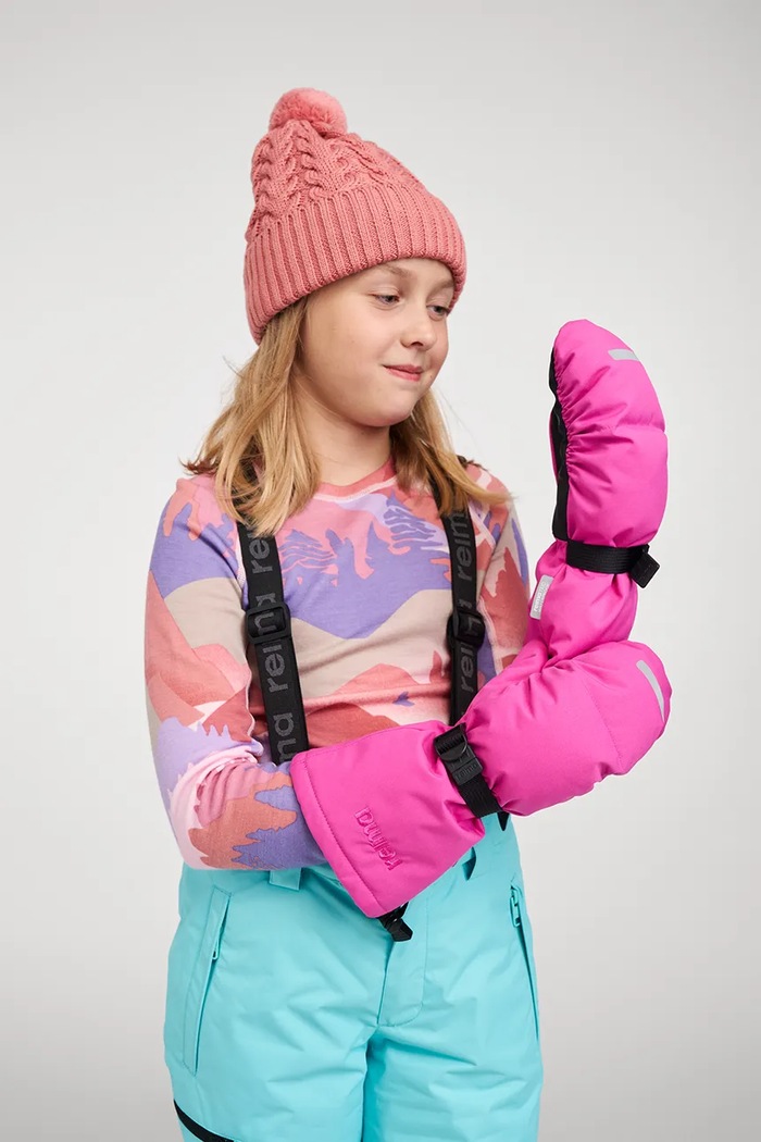 Reima Czapka z pomponem dziecięca z wełną merino Routii 5300088C.9BY2