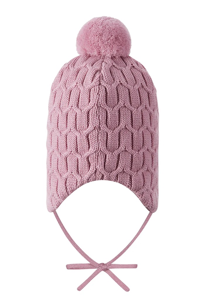 Reima Czapka z pomponem dziecięca Nunavut 5300065B.9BY2 różowy AW26