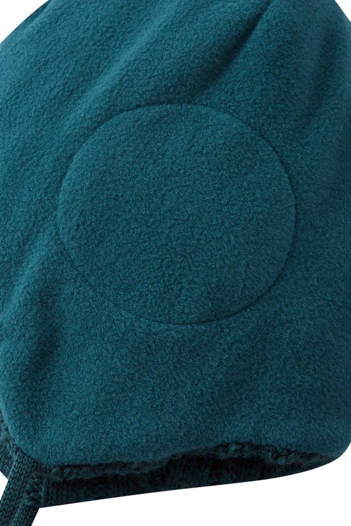 Czapka z pomponem dziecięca Nunavut Reima turkusowy 5300065B.9BY2