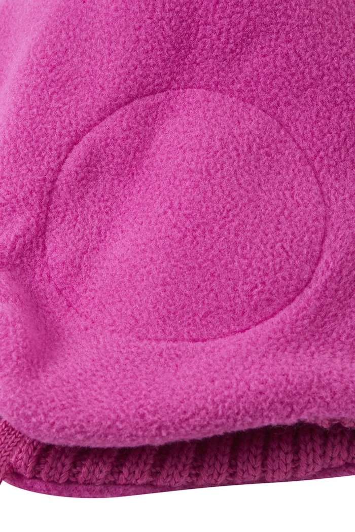 Czapka z pomponem dziecięca Paljakka Reima różowy 5300035C.9BY2