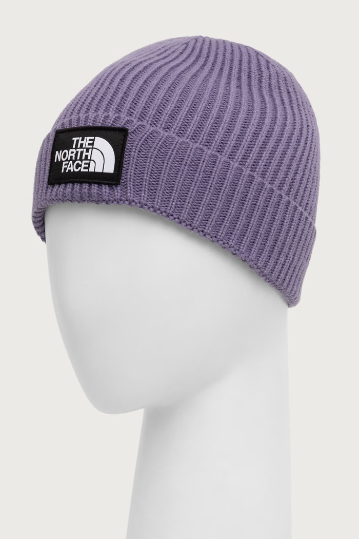 The North Face Beanie kapa za djecu KIDS TNF LOGO BOX CUFFED BEANIE NF0A8CGUNNK1 ljubičasta AW26