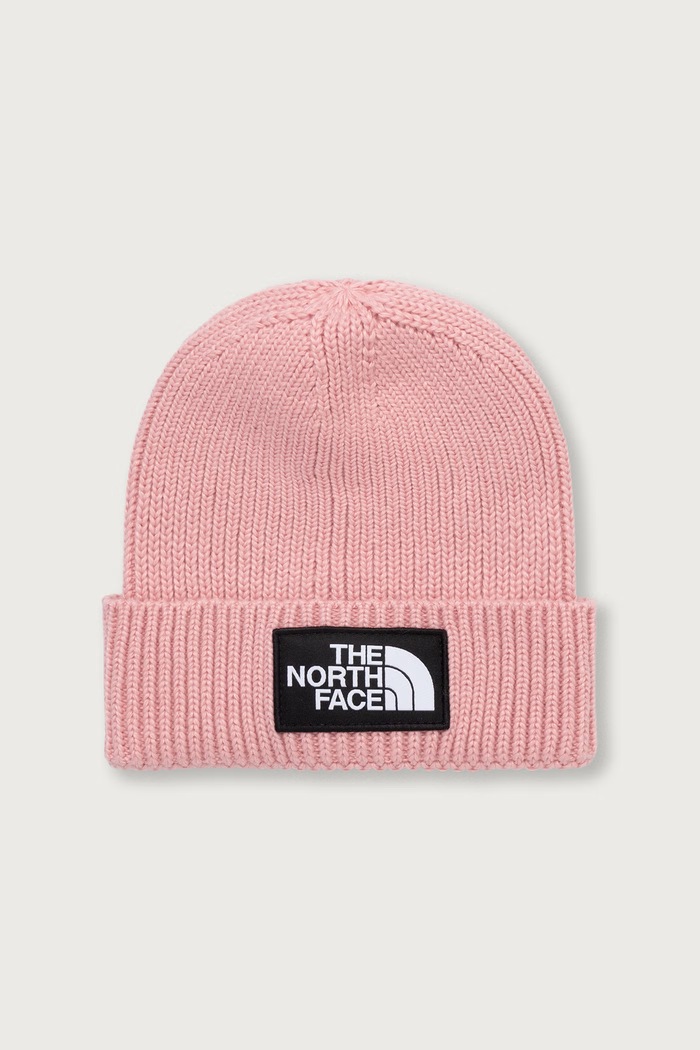 The North Face Beanie kapa za djecu KIDS TNF LOGO BOX CUFFED BEANIE roza NF0A8CGUNO91