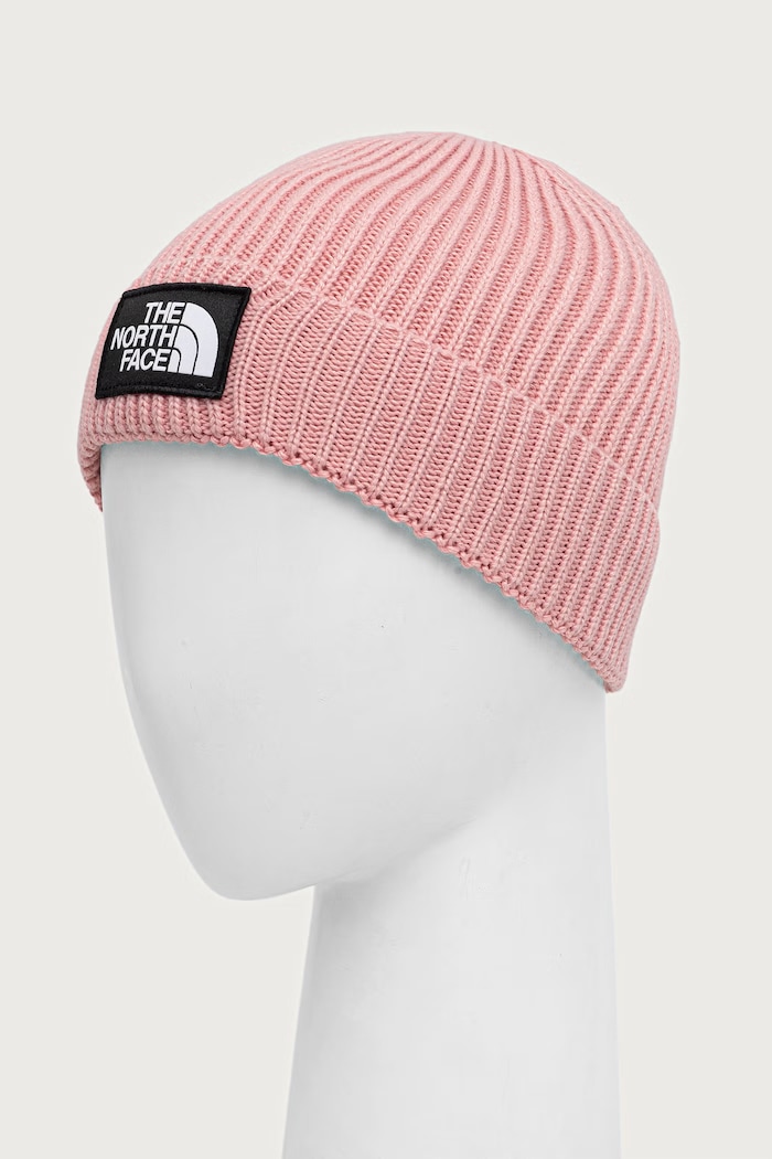 The North Face Beanie kapa za djecu KIDS TNF LOGO BOX CUFFED BEANIE NF0A8CGUNO91 roza AW26