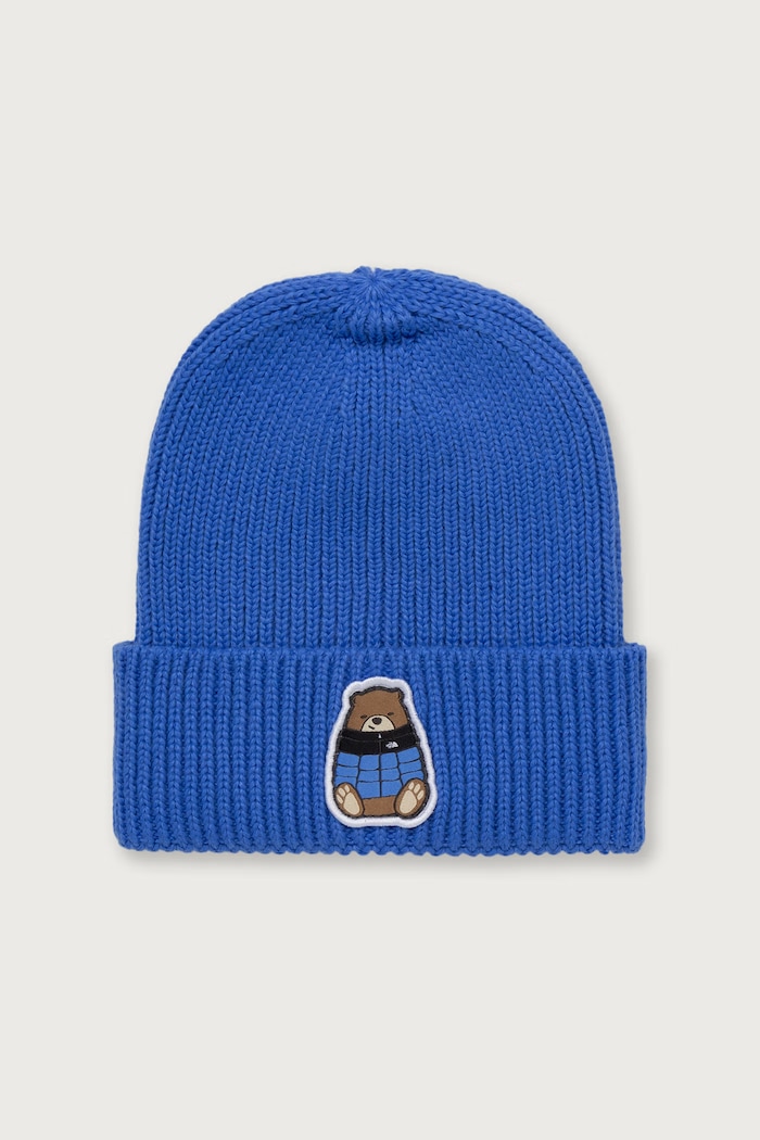 The North Face Beanie kapa za djecu KIDS TNF LOGO BOX CUFFED BEANIE plava NF0A8CGUYHE1