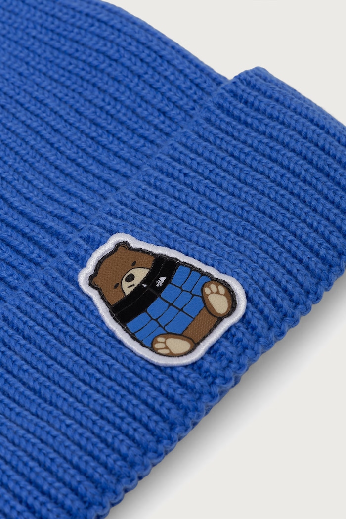 Dječaci The North Face Beanie kapa za djecu KIDS TNF LOGO BOX CUFFED BEANIE NF0A8CGUYHE1 plava