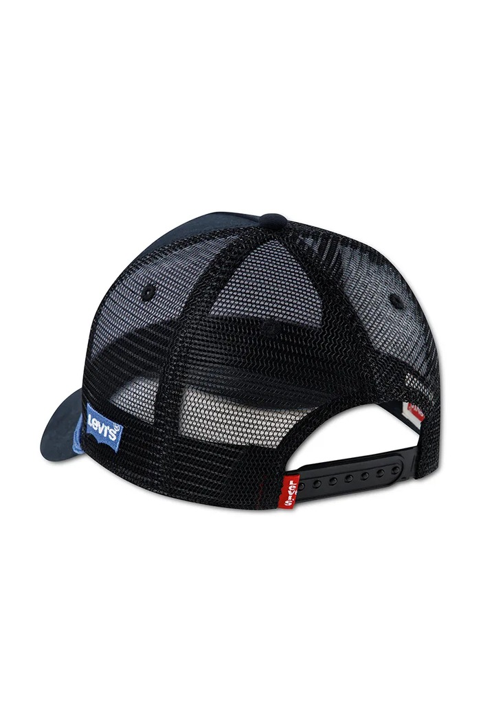 Levi's trucker kapa za djecu pamučna LEVIS TRUCKER CAP 9A8685 crna AW26