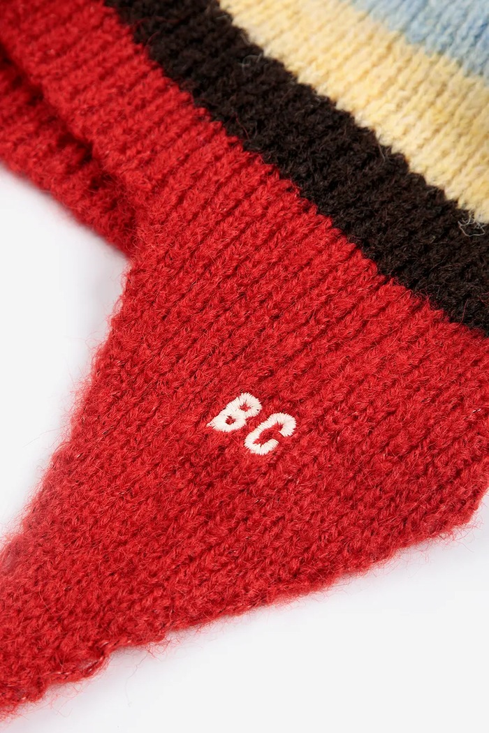 Chłopiec Bobo Choses Czapka dziecięca z dodatkiem wełny 226AH041 multicolor