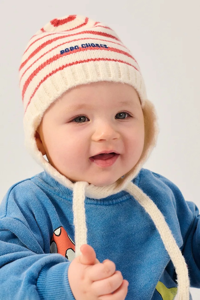 Czapka dziecięca Bobo Choses 226AH038 beżowy