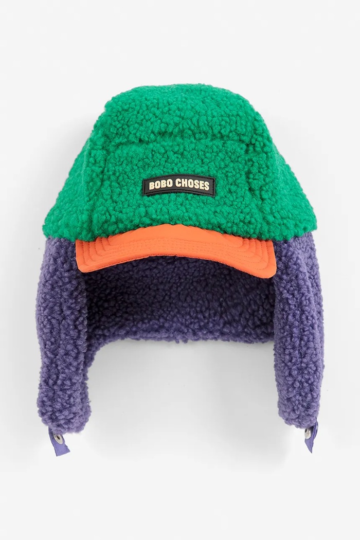 Bobo Choses Detská baranica 226AH036 zelená AW26