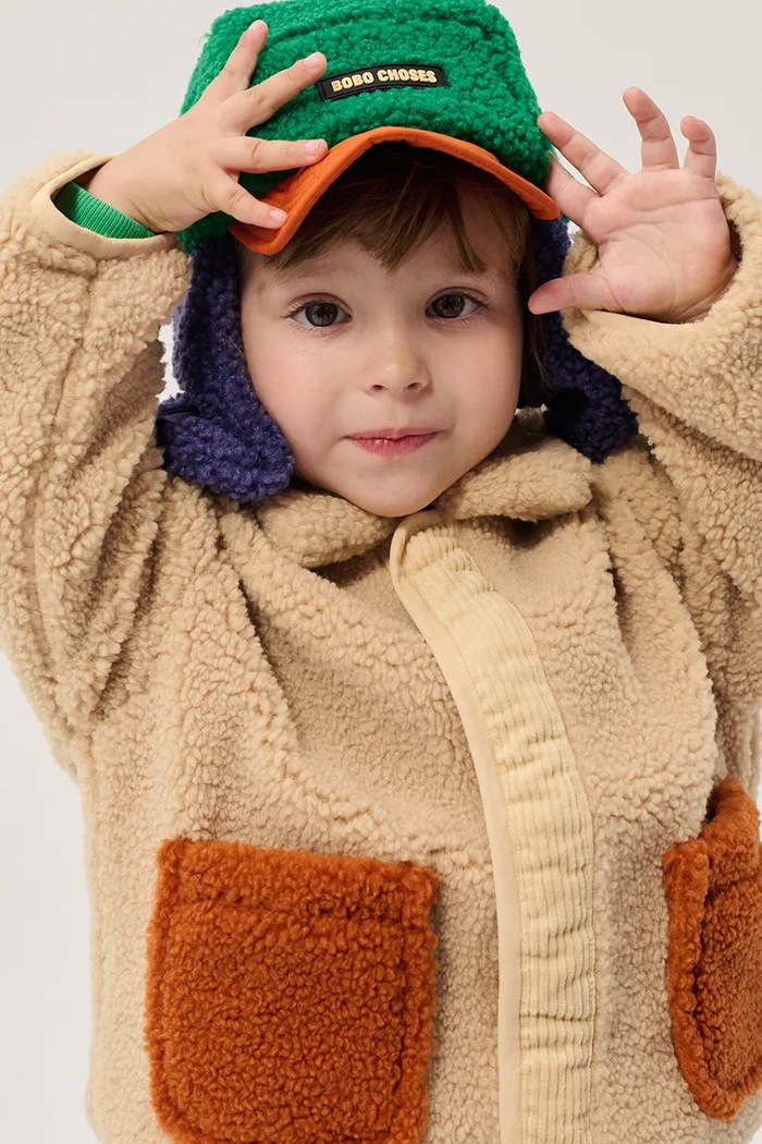 Detská baranica Bobo Choses zelená 226AH036