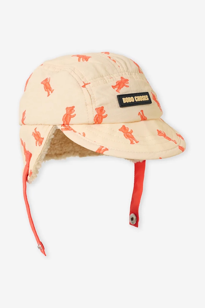Bobo Choses Čiapka detská Softpaw Monster 226AH031 béžová AW26