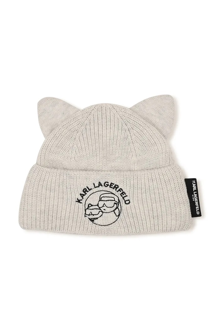 Karl Lagerfeld Komplet za dojenčke bombažni Z31417.67.81 siva AW26