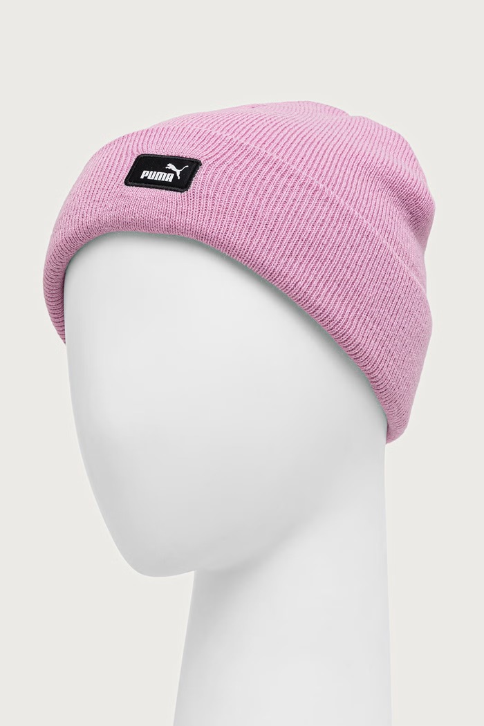 Puma czapka beanie dziecięca CLASSIC Low Crown Beanie Jr 276060.9BY2 różowy AW26