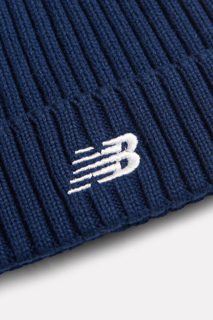 Chłopiec New Balance czapka dziecięca bawełniana AC95708 granatowy