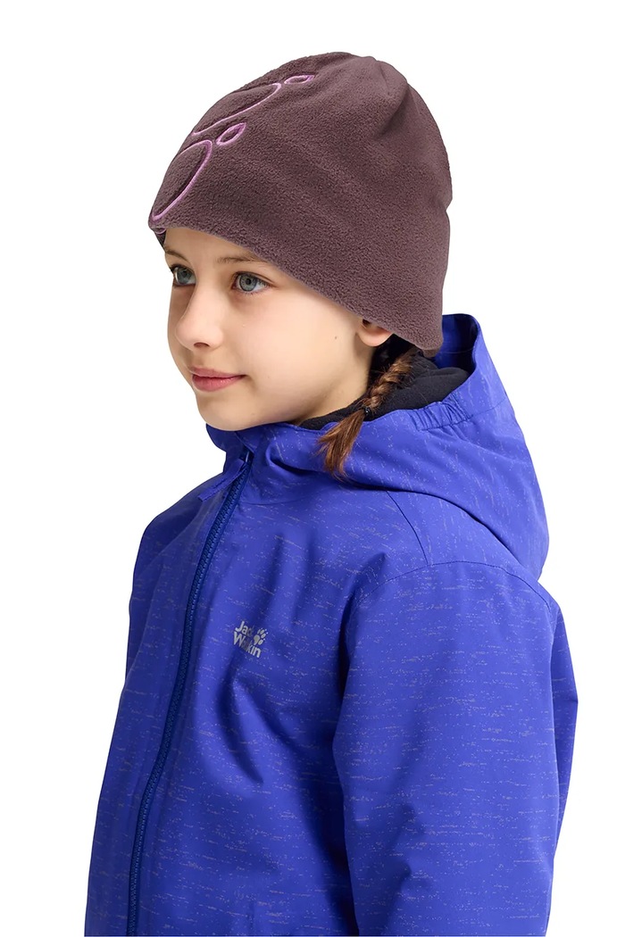 Σκούφος beanie παιδικός VERTIGO PAW Jack Wolfskin μωβ A66194