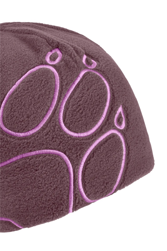 Αγορίστικα Jack Wolfskin Σκούφος beanie παιδικός VERTIGO PAW A66194 μωβ