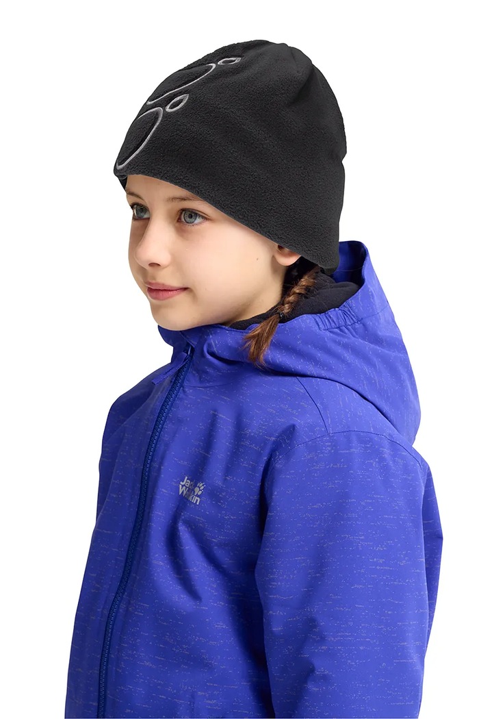 Шапка beanie дитяча VERTIGO PAW Jack Wolfskin чорний A66194