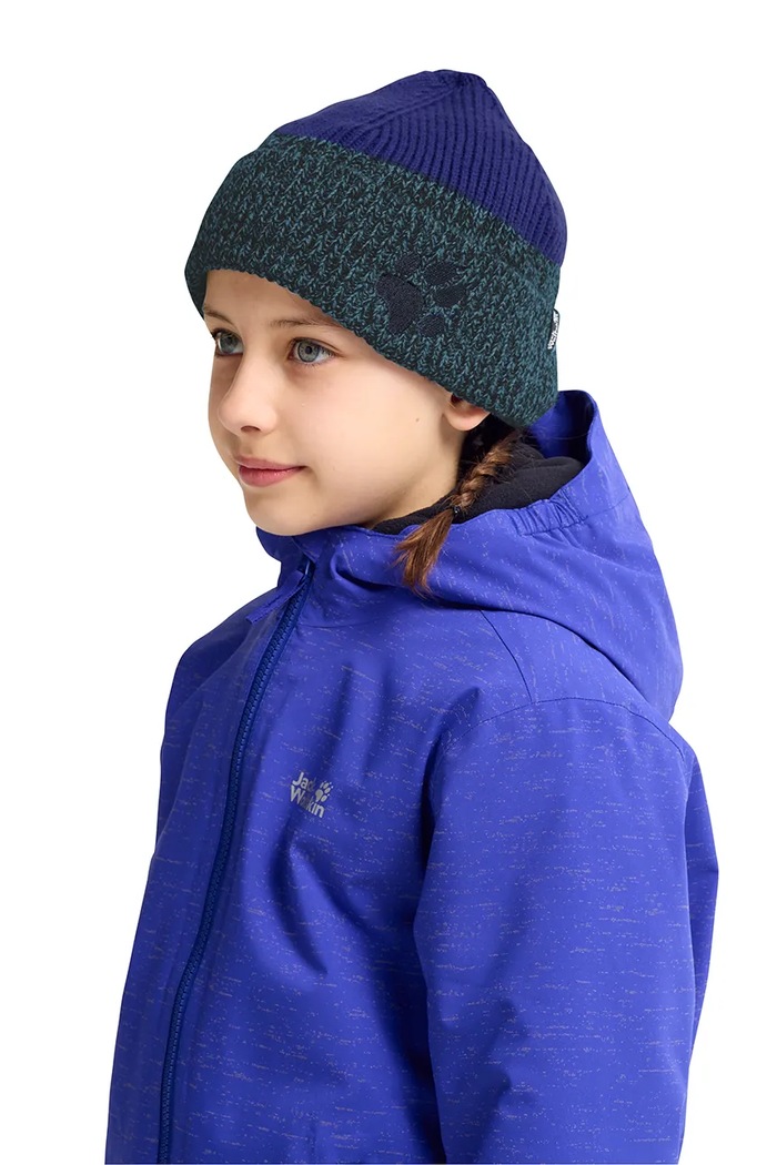 Jack Wolfskin Czapka beanie dziecięca PAWLY BEANIE K granatowy A66193