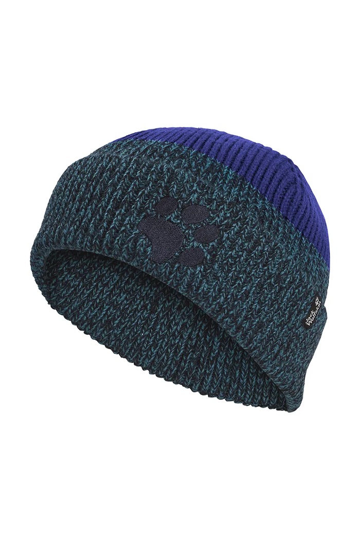 Jack Wolfskin Czapka beanie dziecięca PAWLY BEANIE K A66193 granatowy AW26