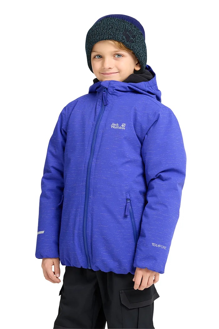 Czapka beanie dziecięca PAWLY BEANIE K Jack Wolfskin granatowy A66193