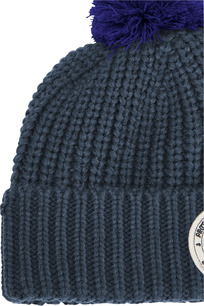 Chłopiec Jack Wolfskin Czapka z pomponem dziecięca POMPOM 1911751.9BY2 granatowy