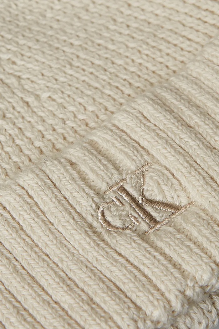 Chłopiec Calvin Klein Jeans komplet dziecięcy bawełniany LVCKFJP00N.9BY2 beżowy