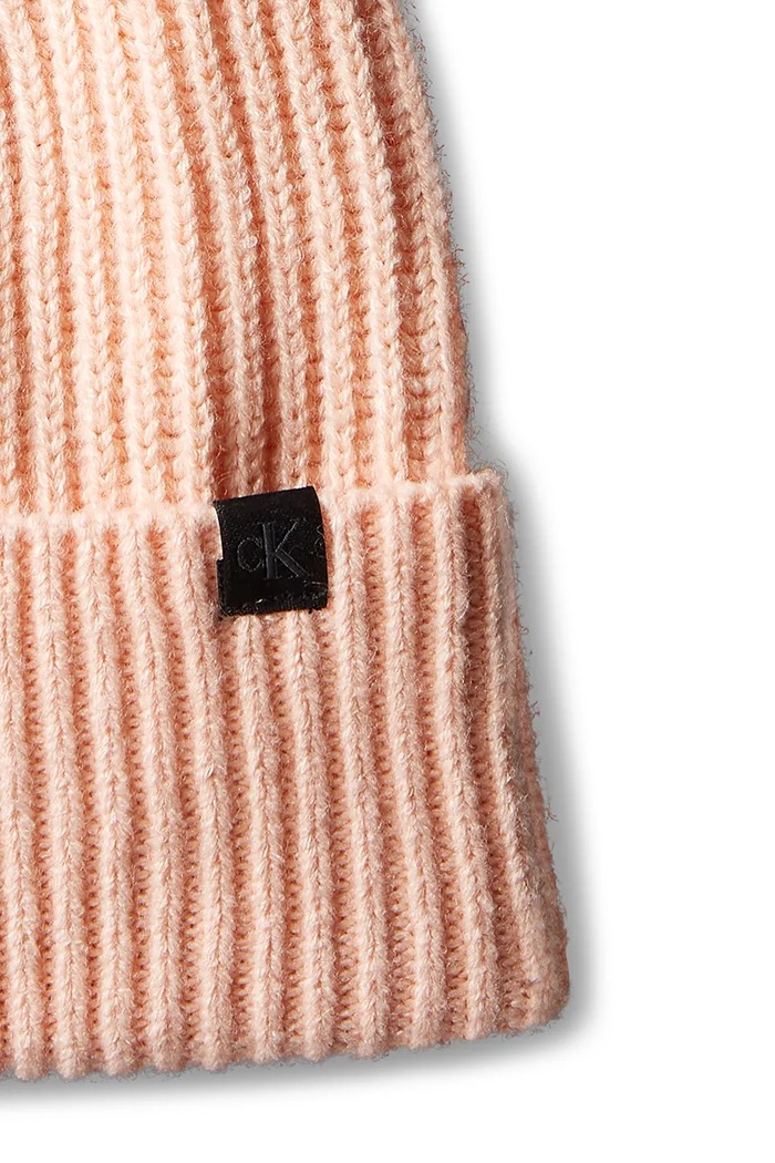 Chłopiec Calvin Klein Jeans czapka beanie dziecięca IU0IU00440.9BY2 pomarańczowy