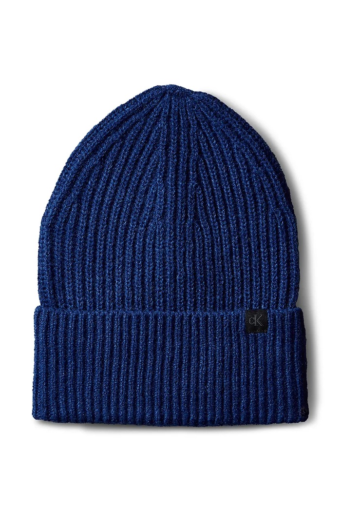 Calvin Klein Jeans czapka beanie dziecięca IU0IU00440.9BY2 granatowy AW26