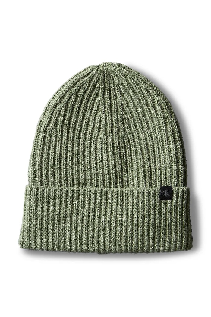Calvin Klein Jeans czapka beanie dziecięca zielony IU0IU00440.9BY2