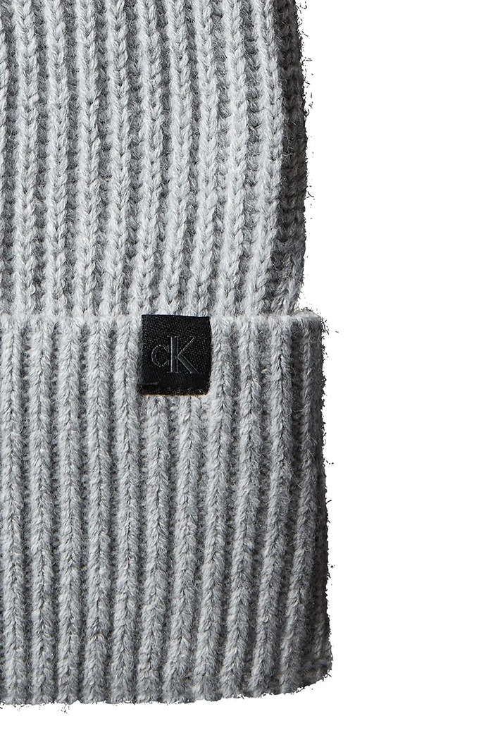 Chłopiec Calvin Klein Jeans czapka beanie dziecięca IU0IU00440.9BY2 szary