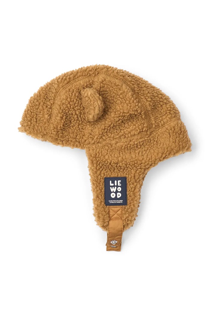 Chłopiec Liewood Czapka uszatka dziecięca Bravo Pile Hat w Ears LW20931.9BY2 brązowy