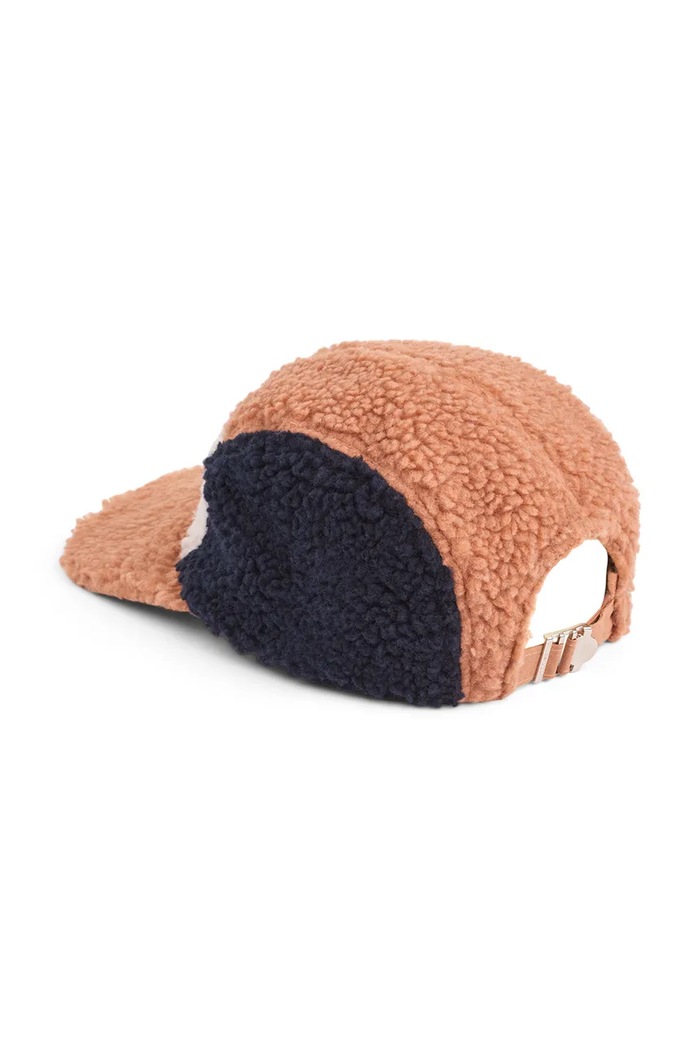 Liewood Czapka z daszkiem dziecięca Rory Pile Cap LW20199.9BY2 pomarańczowy AW26