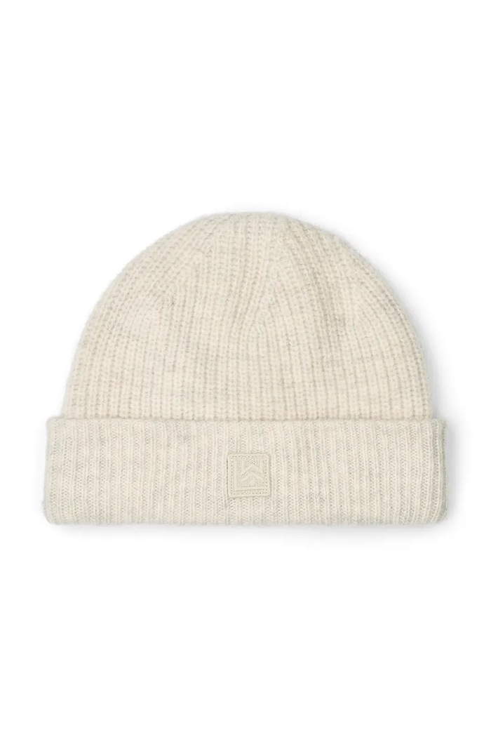 Liewood Czapka dziecięca wełniana Emilio Beanie beżowy LW20111.9BY2