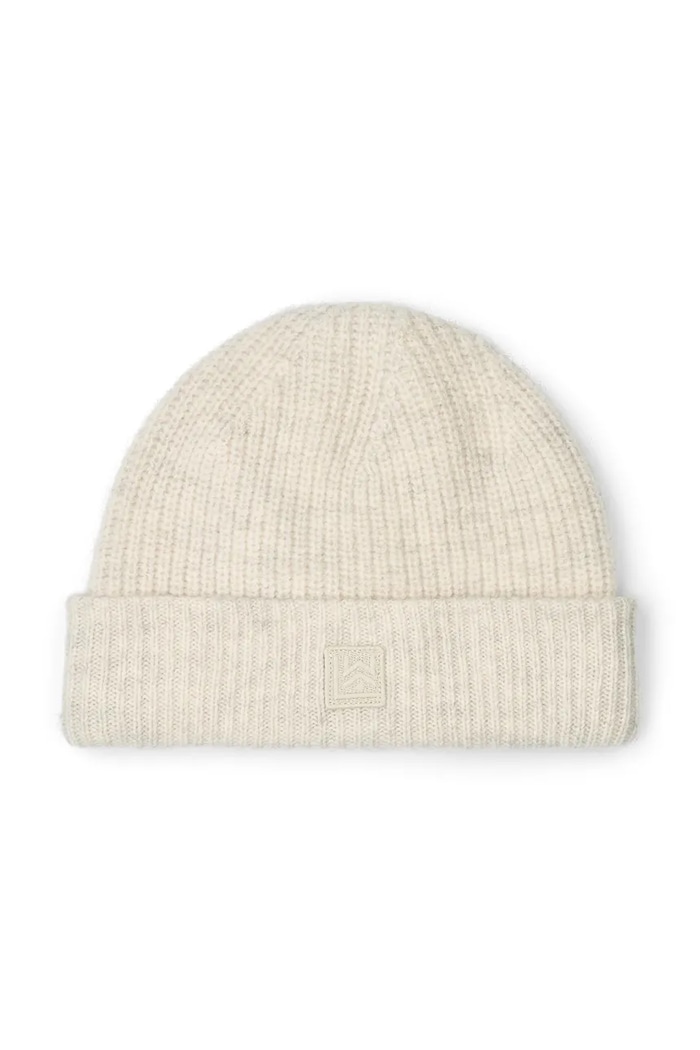 Liewood Czapka dziecięca wełniana Emilio Beanie beżowy LW20111.9BY2