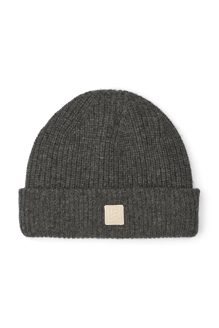 Liewood Czapka dziecięca wełniana Emilio Beanie szary LW20111.9BY2