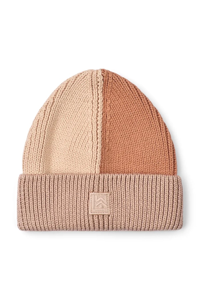 Liewood Czapka beanie dziecięca bawełniana Ezra Beanie różowy LW20106.9BY2