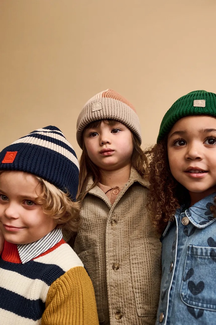 Czapka beanie dziecięca bawełniana Ezra Beanie Liewood różowy LW20106.9BY2