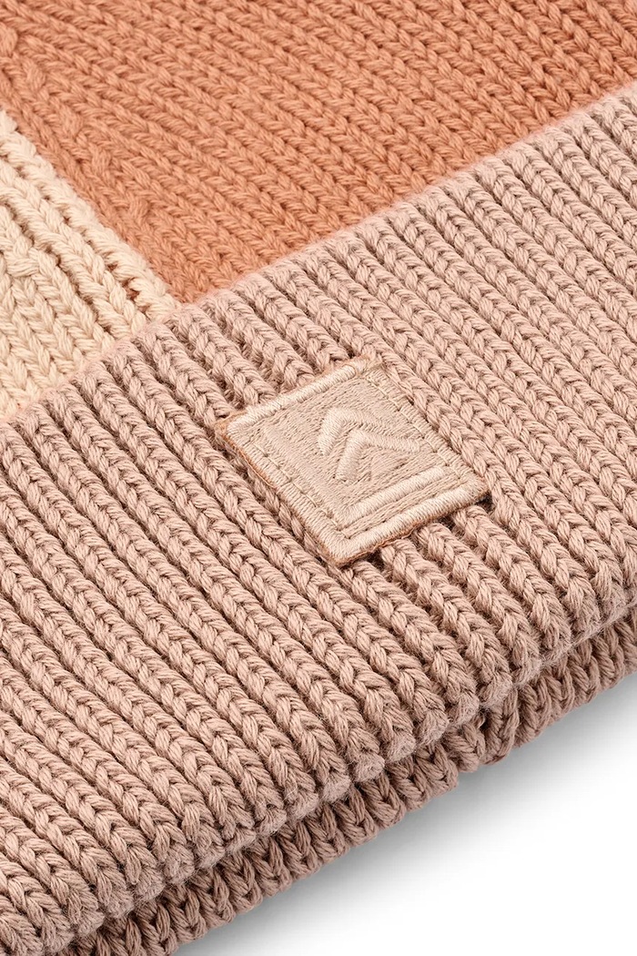 Chłopiec Liewood Czapka beanie dziecięca bawełniana Ezra Beanie LW20106.9BY2 różowy